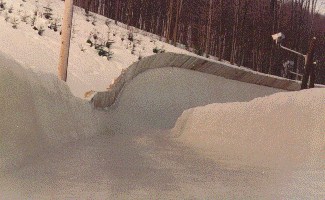 A Curve at a Luge Course