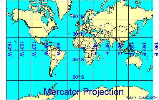 Mercator Map Projection